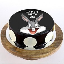 Bugs Bunny Chocolate Photo Cake