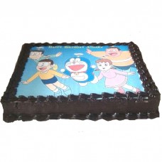 Doraemon and Friends Photo Cake