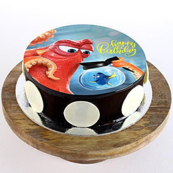 Finding Dory Chocolate Photo Cake