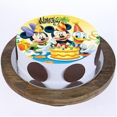 Mickey & Minnie Pineapple Cake