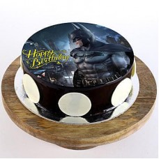 The Batman Chocolate Photo Cake