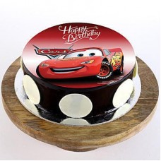 The Cars Chocolate Photo Cake