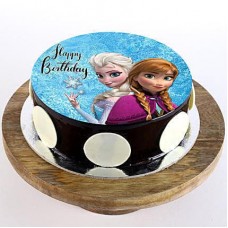 The Frozen Chocolate Photo Cake