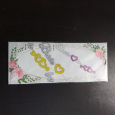 Bride To Be Cutout Banner