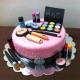 Order Fashion and Makeup Theme Cakes Online From Cake Express For Delivery in Greater Noida and Noida Extension