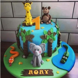 Jungle Theme Cakes