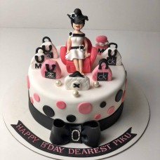 The Shopping Girl Theme Cake