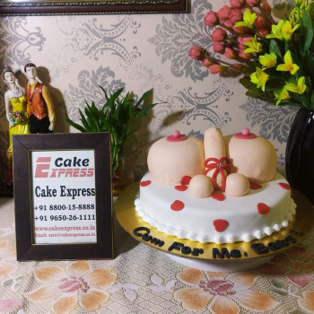 Penis and Boob Naughty Cake