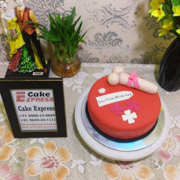 Penis Theme Birthday Cake