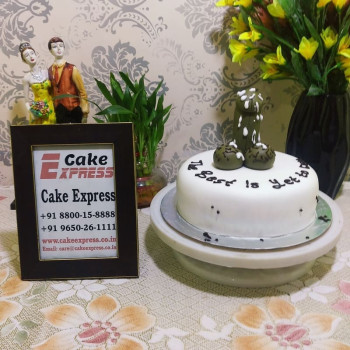 Standing Dick Fondant Cake