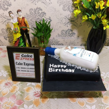 Goose Vodka Bottle Theme Cake