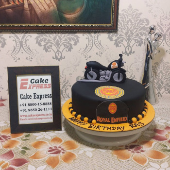 Royal Enfield Customized Cake