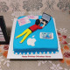 Tech Guy Theme Fondant Cake Delivery in Greater Noida