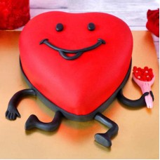 Love You Proposal Fondant Cake