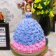 Barbie in Purple Floral Roses Cake Delivery in Greater Noida