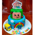 CocoMelon 2 Tier Birthday Cake