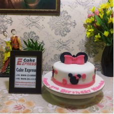 Minnie Mouse Theme Birthday Cake