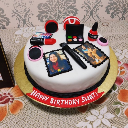 Personalized Cosmetics Theme Cake Delivery in Greater Noida