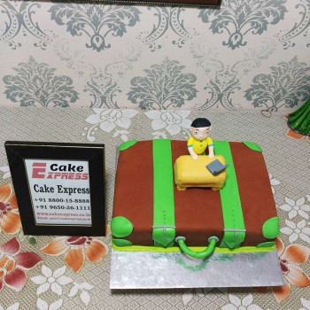Workaholic Designer Fondant Cake