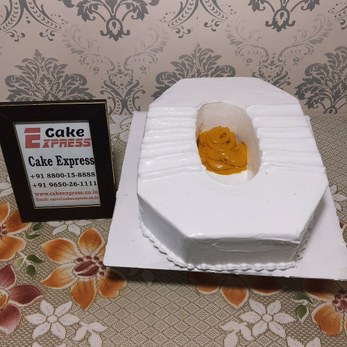 Toilet Sheet Shaped Cake Delivery in Greater Noida