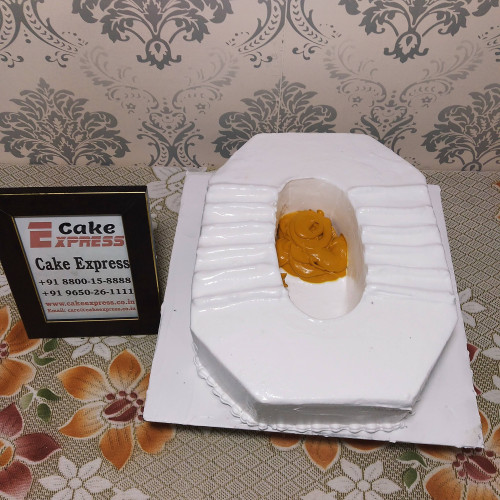 Toilet Sheet Shaped Cake Delivery in Greater Noida