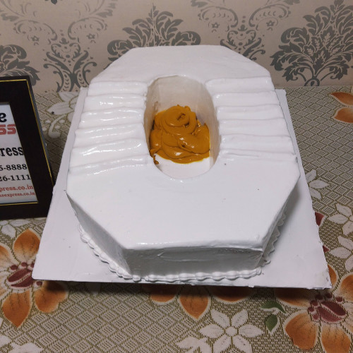 Toilet Sheet Shaped Cake Delivery in Greater Noida