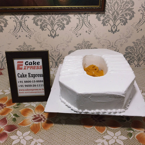 Toilet Sheet Shaped Cake Delivery in Greater Noida
