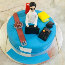 Accountant Guy Birthday Cake