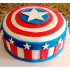 Captain America Theme Fondant Cake