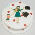 Mother and Kids Cream Cake