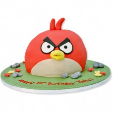 Angry Birds Cake Red Fondant Cake