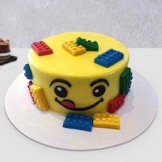Lego Bricks Fondant Cake