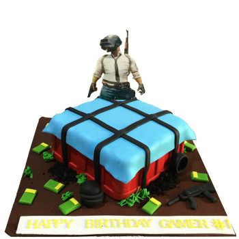 PUBG Gamer #1 Birthday Cake