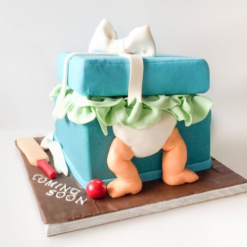 Baby Diaper Baby Shower Cake Delivery in Greater Noida