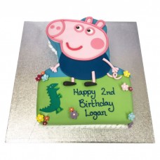 George Pig Designer Fondant Cake