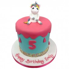 Little Unicorn Fondant Cake