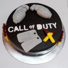 Call of Duty Theme Fondant Cake