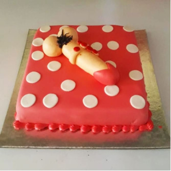 Hen Themed Naughty Cake
