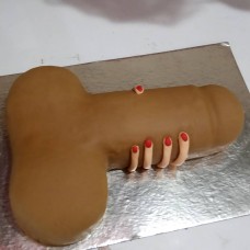 Huge Dick In Hand Fondant Cake