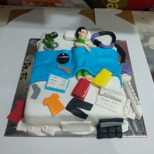 Lazy Bum Fondant Cake Delivery in Greater Noida