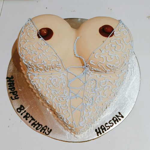 Naked Boobs Bachelorette Cake Delivery in Greater Noida