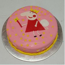 Pink Peppa Pig Angel Cake